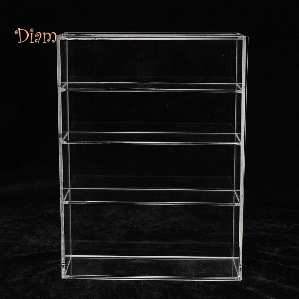 Acrylic Door Sliding Fourlayers Sbs Display Box Show Case For Mini Perfume Bottle