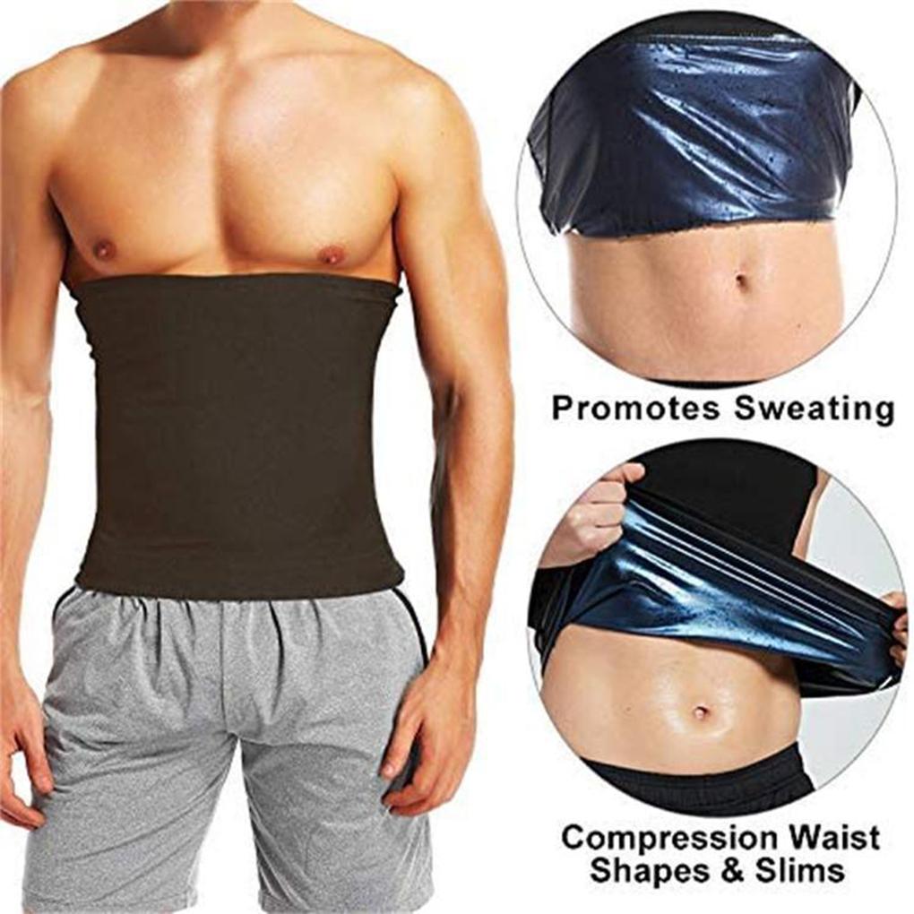 Sauna Slimming Waist Belt Women Men Elastic Sweat Control Body Shaping Strap Adult Bodybuilding Trainer Workout Training Clothes