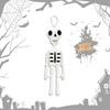 Ghostly Fabric Skull Props For Halloween Party Decorations Haunted House Theme Scary Skeleton Accessory Gift