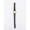 Used Today only RADO Rado Vintage Ladies Watch Gold Dial Black Leather Strap Working Item (Battery Replaced) Video is AI