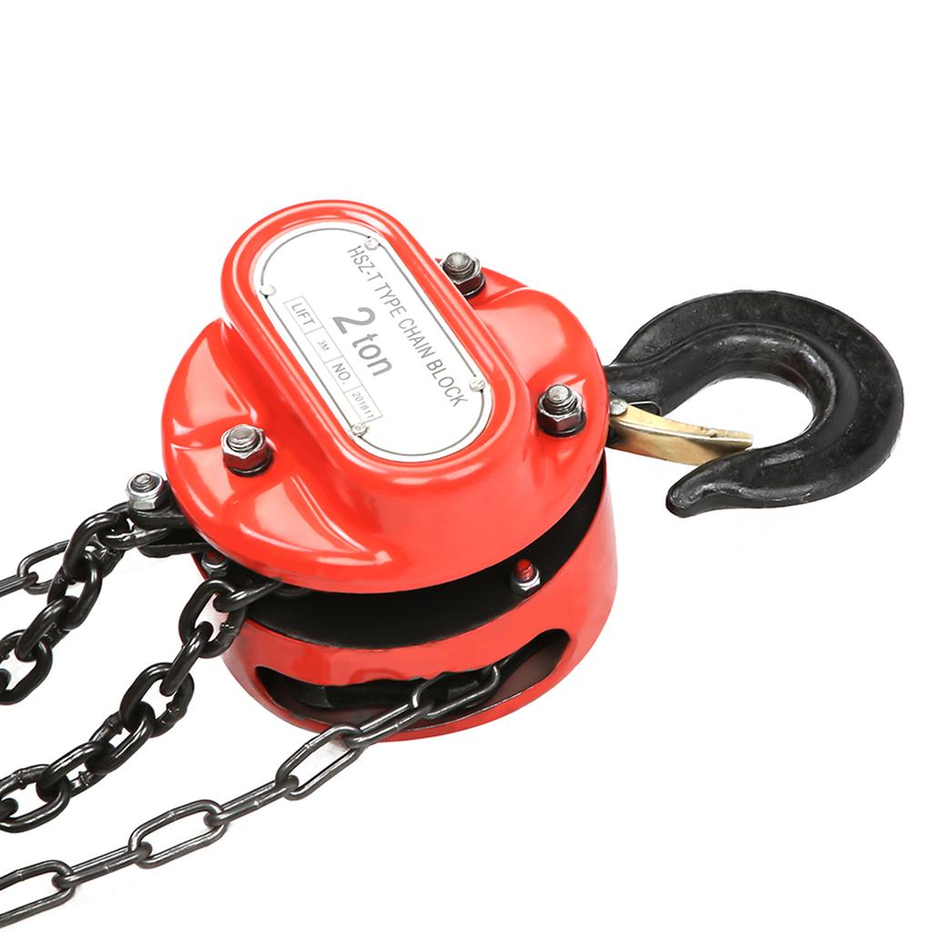 2T Chain Puller Block Fall Chain Hoist Hand Tools Lifting Chain with Hook