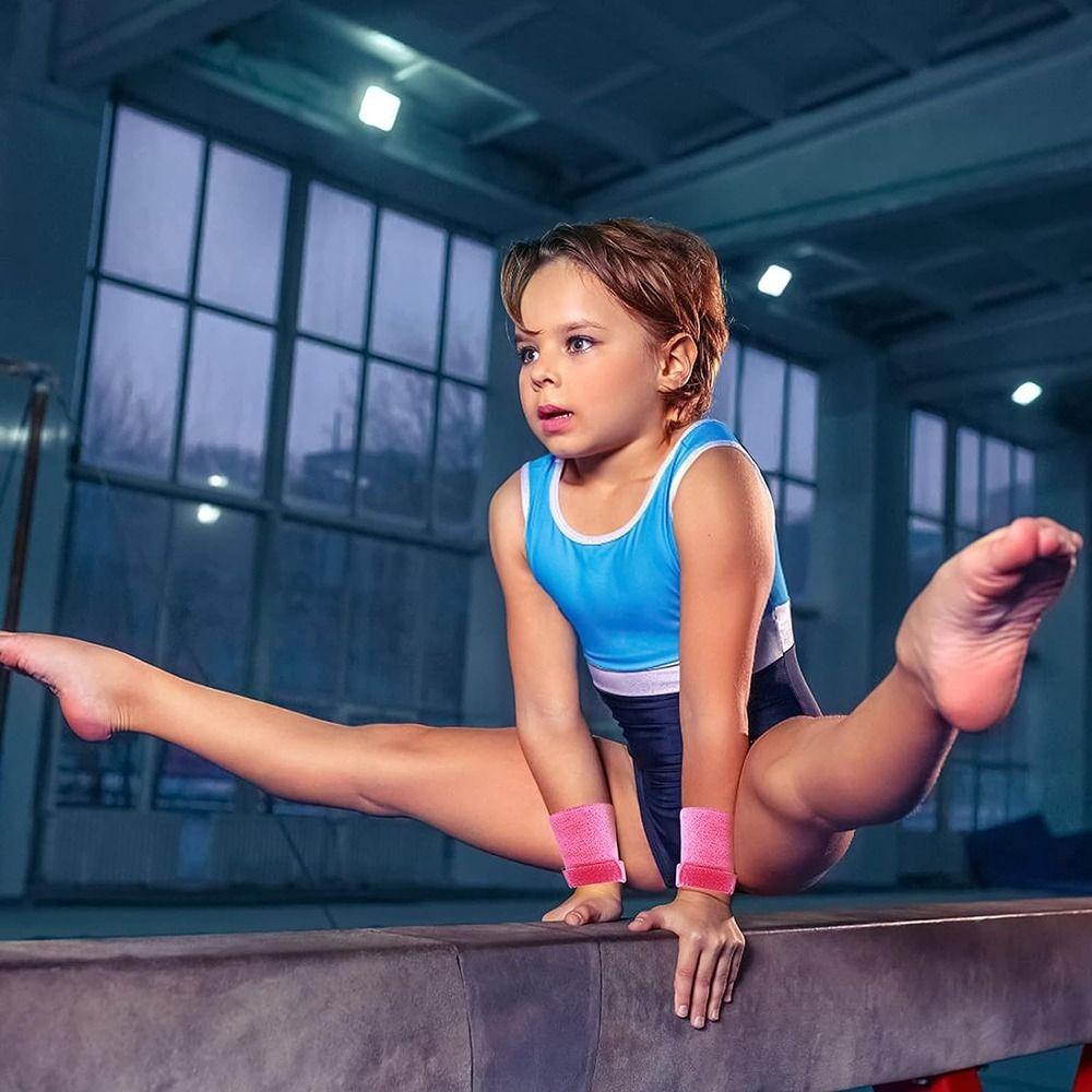 Wrist Support Kids Wristbands Set Adjustable Hand Strap Palm Pad Gymnastics Grips  Fitness