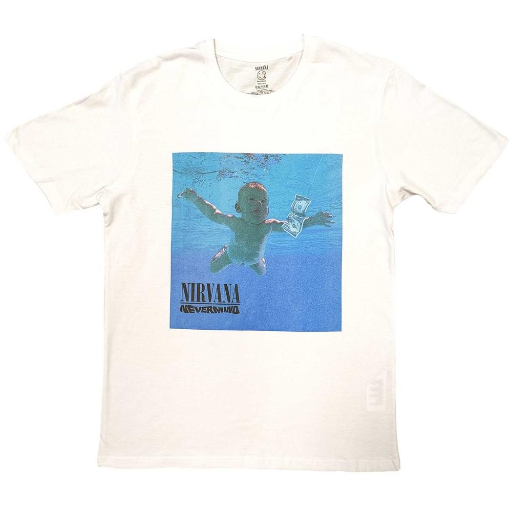 Concert Nirvana Nevermind Album Unisexs Tshirt Ly Licensed New M