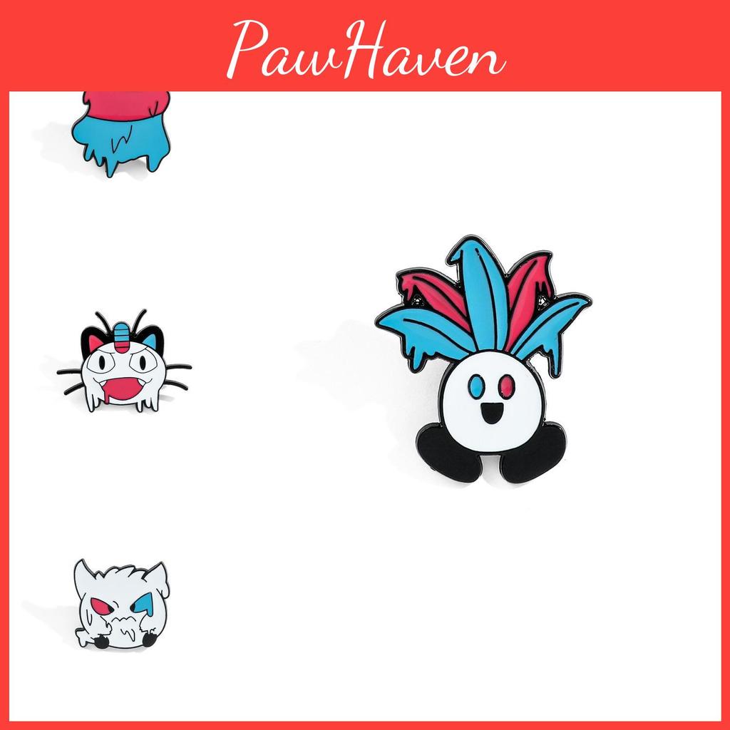 Cartoon Und Lustige Pokemon Brosche Für Halloween Dunkles Und Cooles Legierungsaccessoire