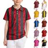 Kids Polo Shirt Quick Dry Short Sleeve Collared T-Shirt Breathable Lightweight School Style Tee for Boys and Girls