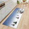 Christmas Kitchen Sand Carpet Doormat Long Floor Mat