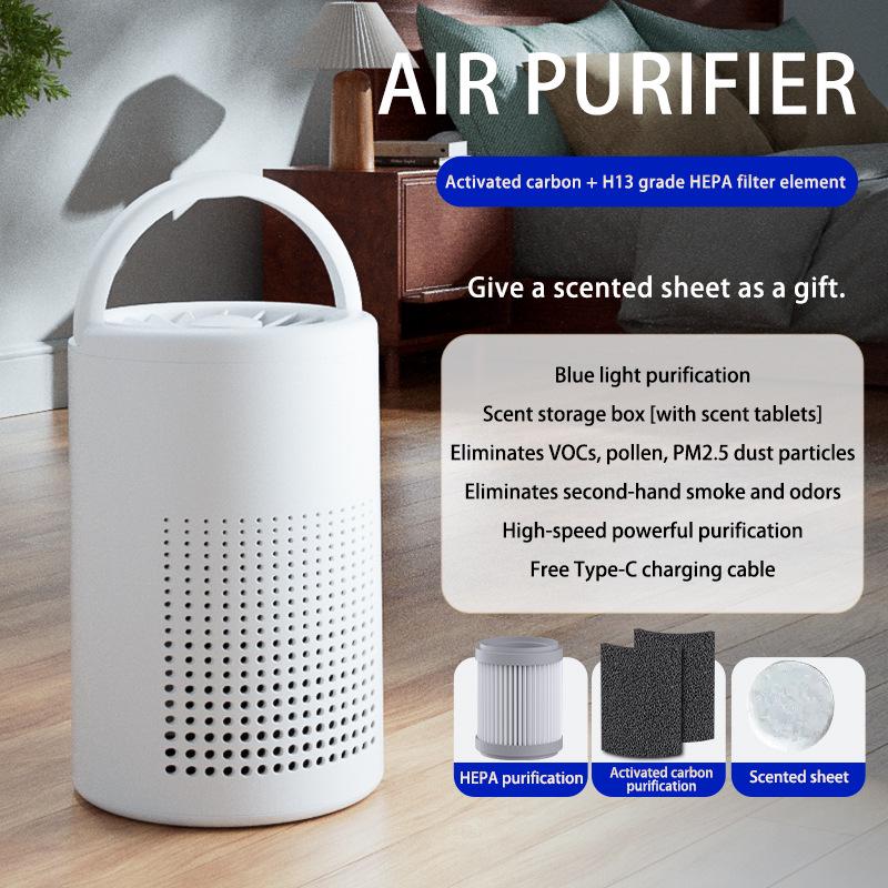 USB Desktop Air Purifier for Home - Removes Indoor Secondhand Smoke and PM2.5