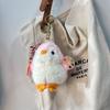 Cute Little Painter Penguin Plush Keychain Stuffed Doll Keyring Bag Pendant Backpack Hanging Decoration Christmas Gifts