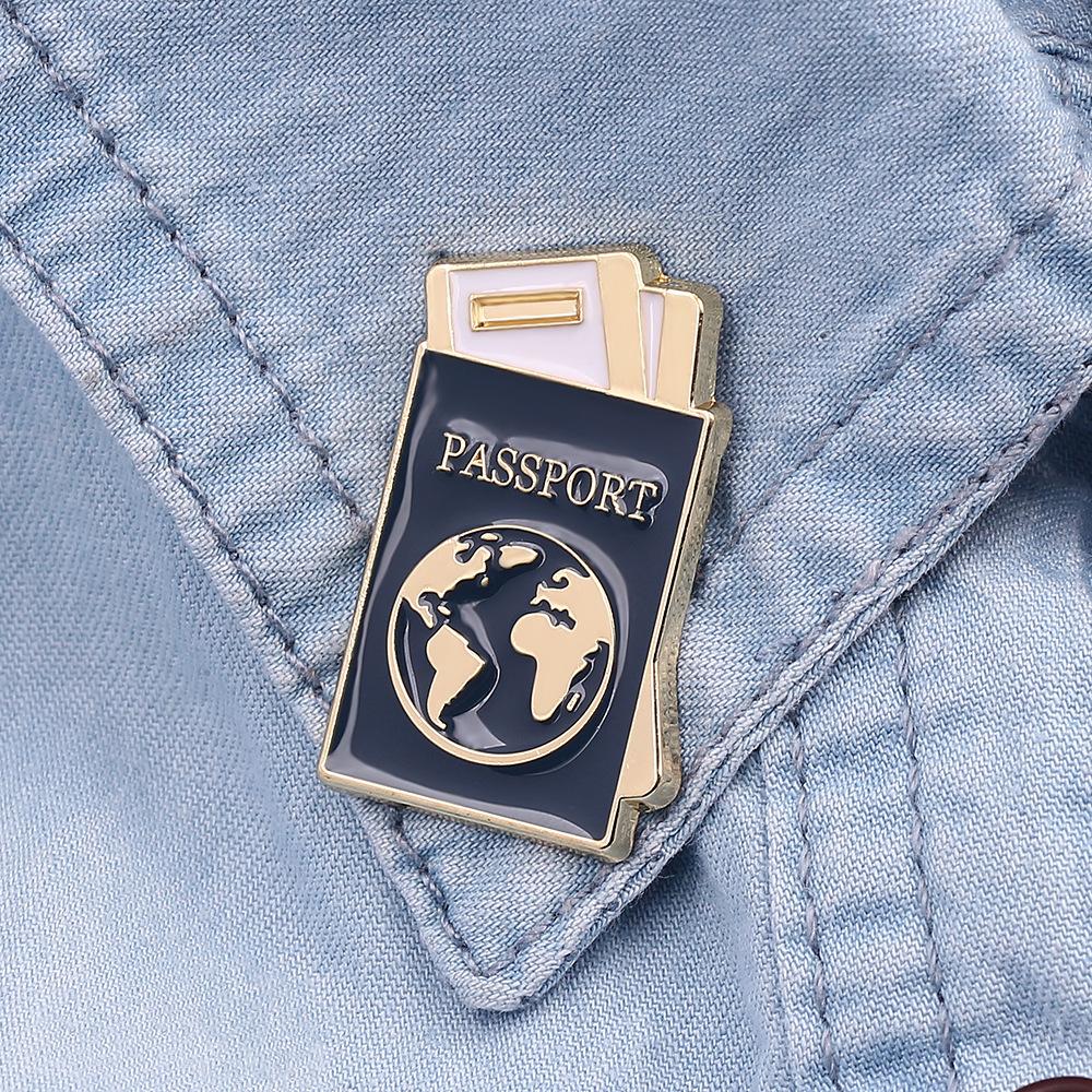European and American popular protection earth oil drop brooch, popular jewelry factory direct sales, hot sales