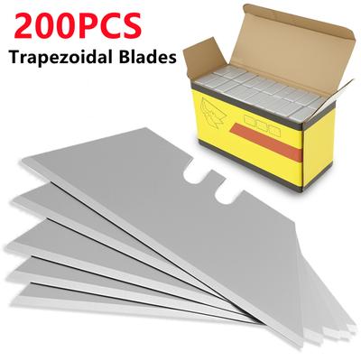 200Pcs Trapezoidal Blade Replacement Blade Art Craft CutterTool Multifunction Office Supplies Carving Supplies Multi Function