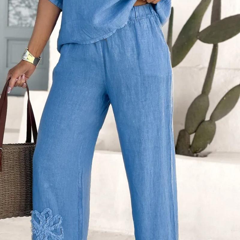 Women 2 Plus Size Casual Set Loose Fit