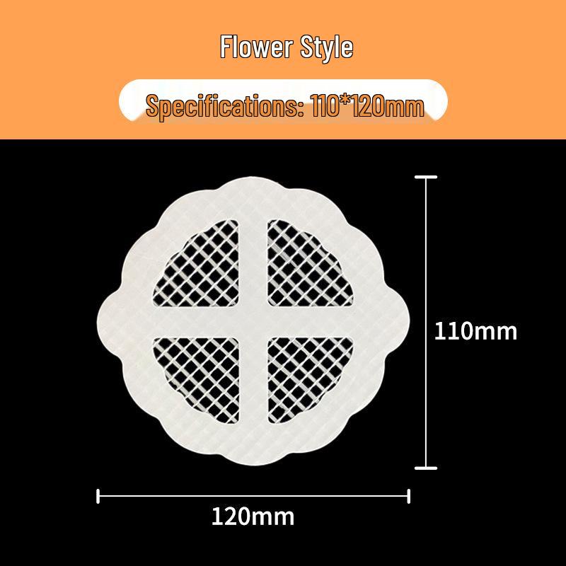 XL Floor Drain Sticker: Insect-Proof Square Bathroom Hair Filter & Repair Patch