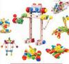 Seven-Layer Wooden Rainbow Stacking Tower - Early Education Toy for Infants