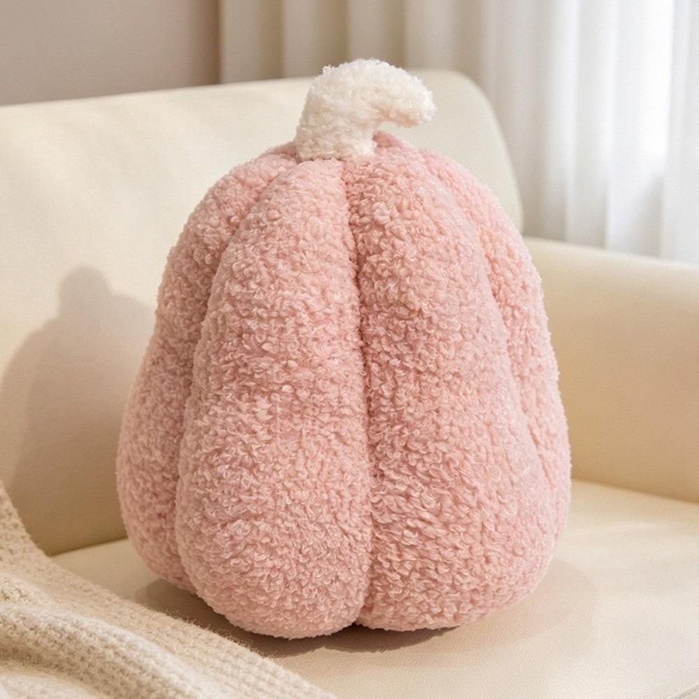 30cm Pumpkin Plush Pillow Red Stuffed Plushie Cute Plant Stuffed Doll  Party Prop