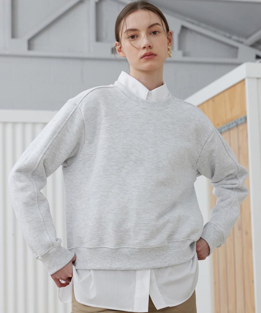 Heo Line Sweatshirt_Gray