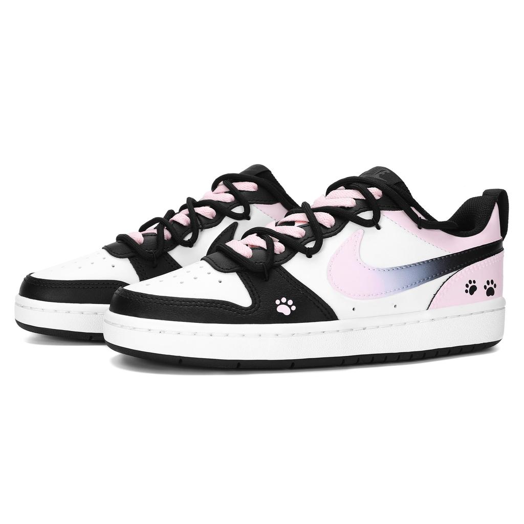 Nike Court Borough Buty Skateboardowe Damskie Niskie Różowe BQ5448-115(Drużyna943-)