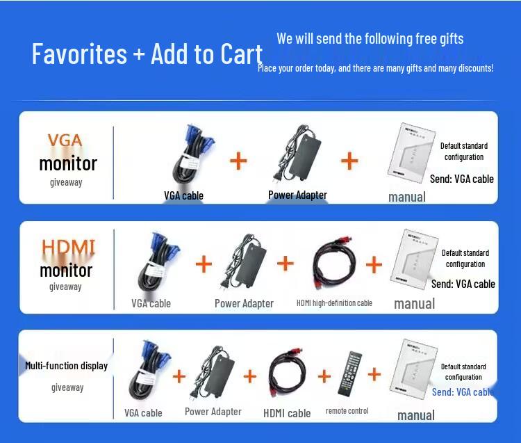 Brand New Desktop LCD Monitor – Available in 19, 22, 24, 26, 28, 30 Inch Sizes