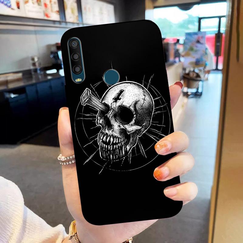 For Alcatel 1SE 2020 Case Soft Silicone Shell Cover For Alcatel 1S 2020 Phone Case Fahsion TPU Shockproof Funda 5030D 5030F Capa