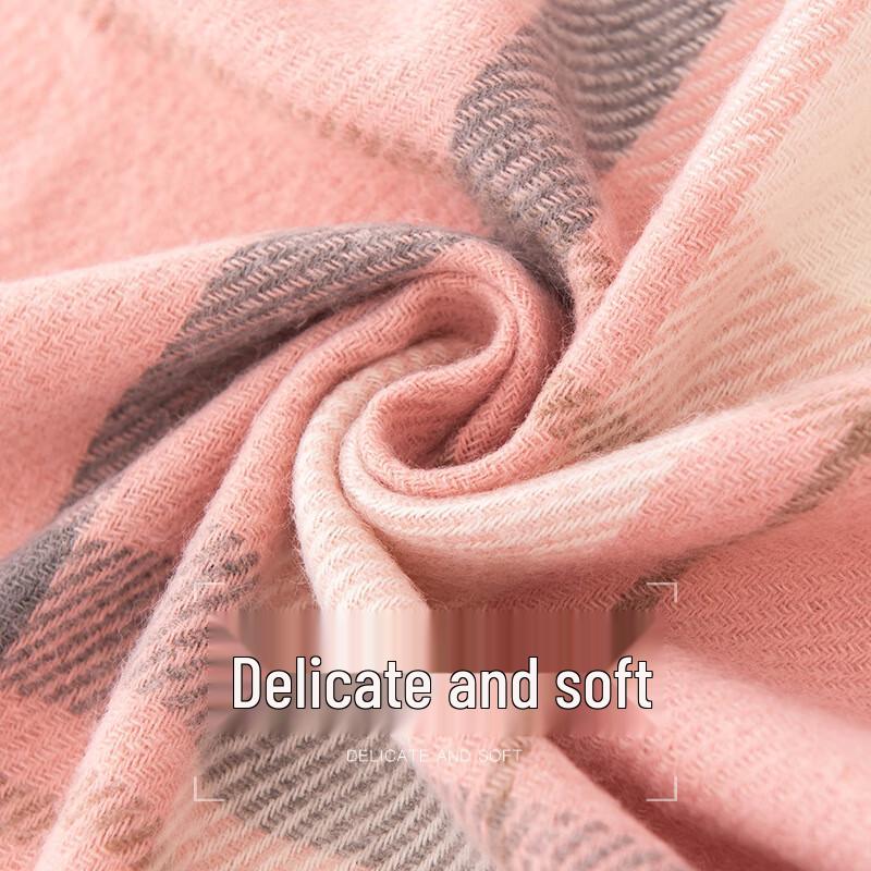 British Style Thickened Plaid Scarf