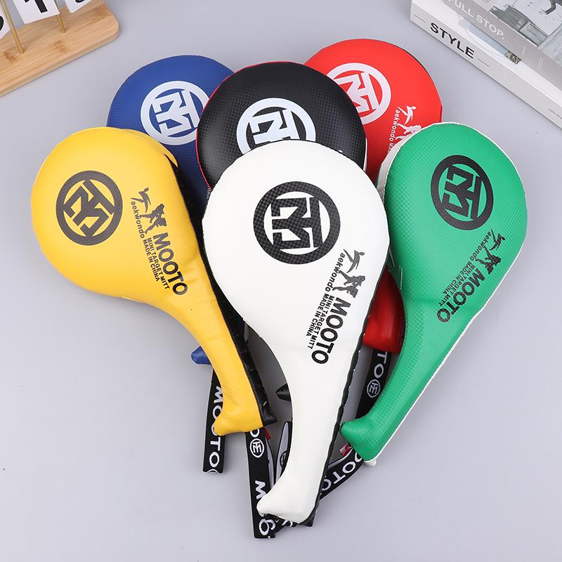 Durable Double Kick Pad Target Boxing Sanda Pad For Tae Kwon Do Karate Training Small Gifts Kids Taekwondo PU Rebound Sponge