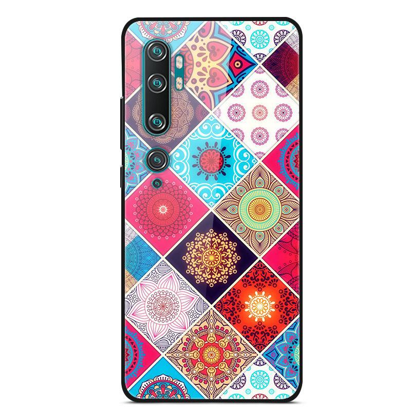 Luxury Cover Case for Xiaomi Mi Note 10 Pro Tempered Glass Cover Silicone Phone Case for Xiaomi Redmi Note 10Pro 10 Pro Cases