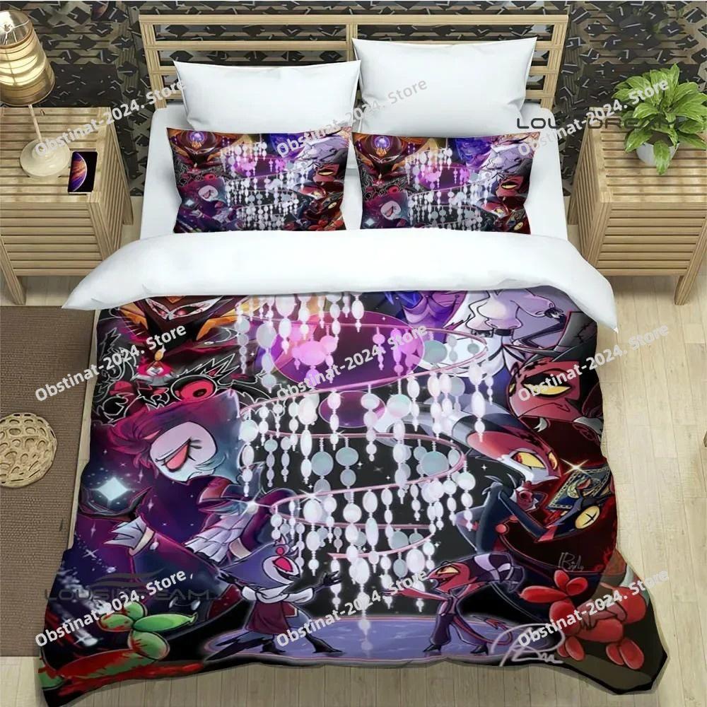 H-Helluva-Boss Cartoon Bedding Sets Exquisite Bed Supplies Set Duvet Cover Bed Comforter Set Bedding Set Luxury Birthday Gift