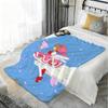 Anime C-Cardcaptor Sakura Throw Lightweight 240g Flannel Blanket Soft Skin-friendly for Summer Cooling