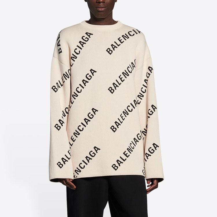 Balenciaga Pullover Herren Hellbeige 657401T32009054
