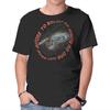 Unisex Crew Neck T-Shirt Travel To Space Graphic Short Sleeve Casual Tee