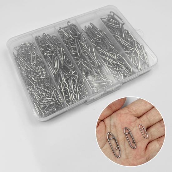 260Pcs Fishing Speed Clips Rustproof High Strength Freshwater Saltwater Stainless Steel Speed Clip Quick Snap Connector Tackle