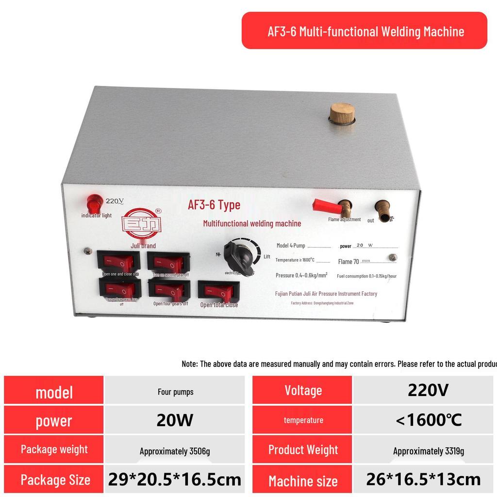 Juli JX5-8 Six-Speed Spot Welder for Goldsmiths and Silversmiths