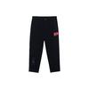 Li Ning Knitted Sweatpants Men's Black Moderate Straight Fit Pants AKXR431-1
