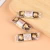 1Pcs Dollhouse Simulation Mini Chocolate Dollhouse Food Decoration Toy Dolls House Accessories Pretend Play Toys