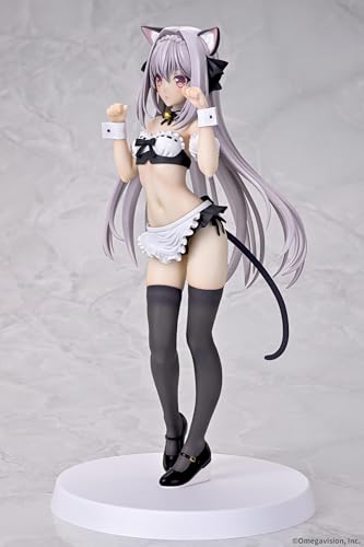 Q-six Tsuki Ni Yorisou Otome No Sahou Sakurakoji Luna Cat-Eared Maid 1/6 Scale PVC Painted Complete Figure