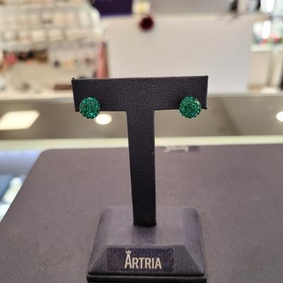 ARTRIA Kleiballen E Zwaluw Zirkonia Oorbellen OTOEAPS0001REF