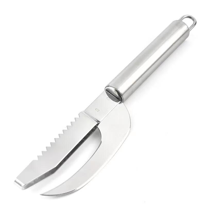 IBOER 2-in-1 Stainless Steel Fish Cleaning Tool
