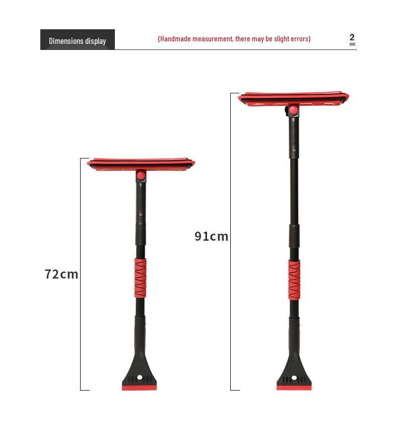 Multifunctional Snow Shovel & Ice Scraper - Winter Car Tool for Snow Removal