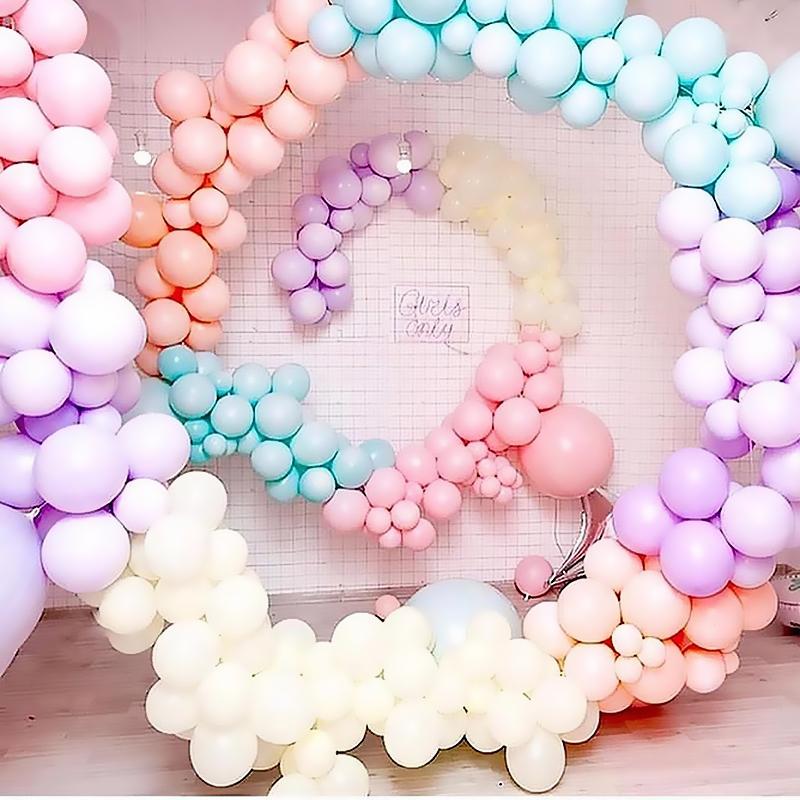 5-36inch Macaron Pastel Latex Baloons Wedding Decoration Girl Baby Shower Arche Ballon Anniversaire Wholesale Balls For Birthday