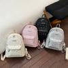 Schoolbag College Style School Bag Junior High School Girls Girls 1011 Spring New Stars Large Capacity Simple High Value Backpack