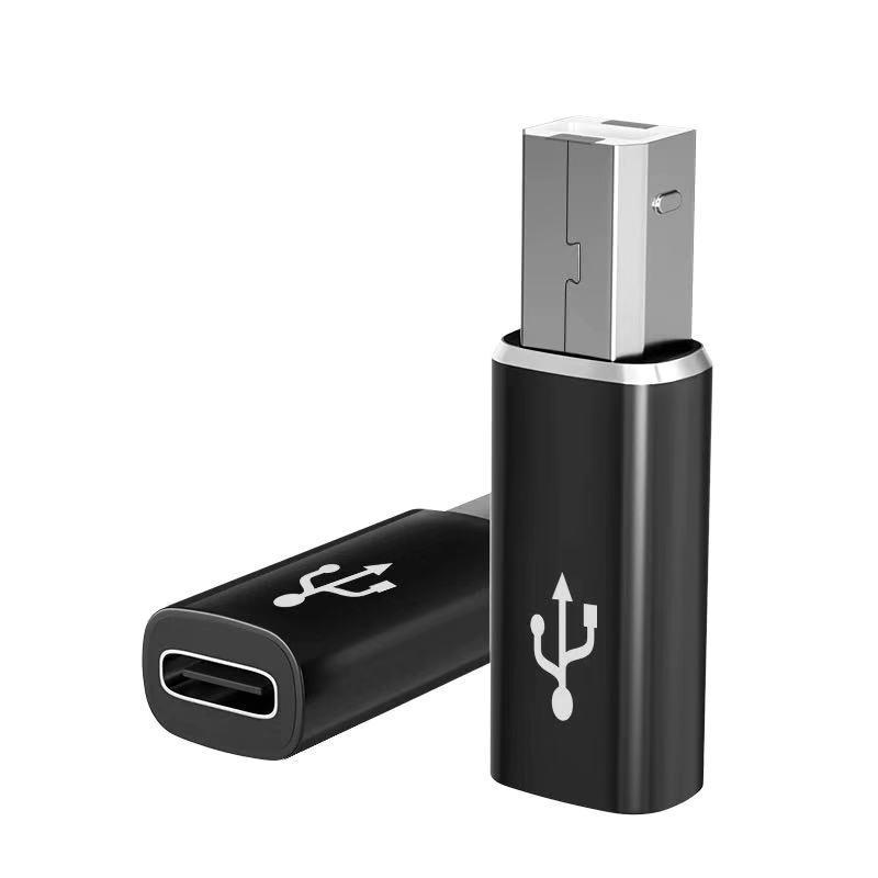 Type-C To Square USB Adapter for Electric Piano Printer Interface & MIDI Connection