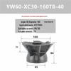 Long-Edge Dovetail Cutter Holder for XCET3004 Milling: 55°, 60°, 75° V-Groove & Disc Bottom Cleaning