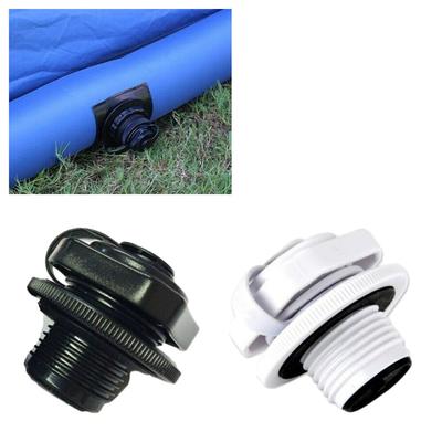 1/2pcs Air Cap Screw Valve PVC White/black Best Sell