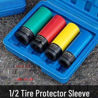 17mm, 19mm, 21mm, 22mm Extended Hex Socket for Air and Electric Wrenches