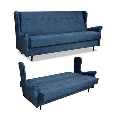 Sofa Couch Uszak ARI Foldable Sofa Bed Family Furniture Navy Blue