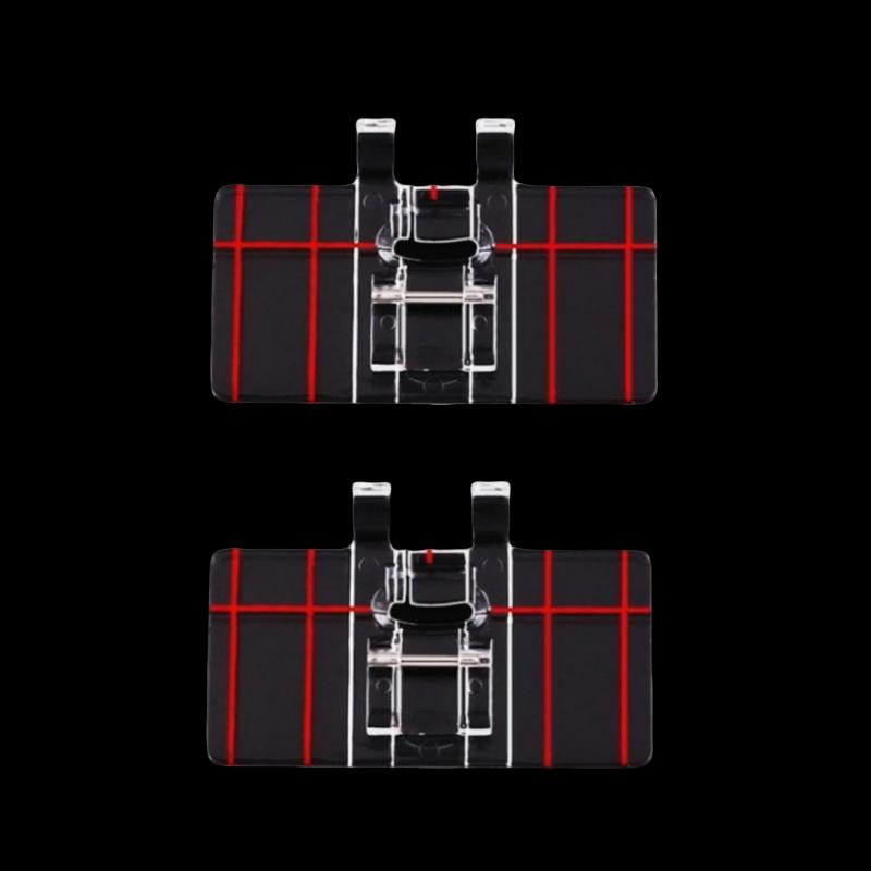 Plastic Clear Parallel Stitch tool Foot Presser Guide Foot Domestic Sewing Machine accessories