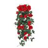 Maintenance Frees Faux Rose Garlands For Indoor Outdoor Decoration Artificial Florals Creeping Stem Accessories