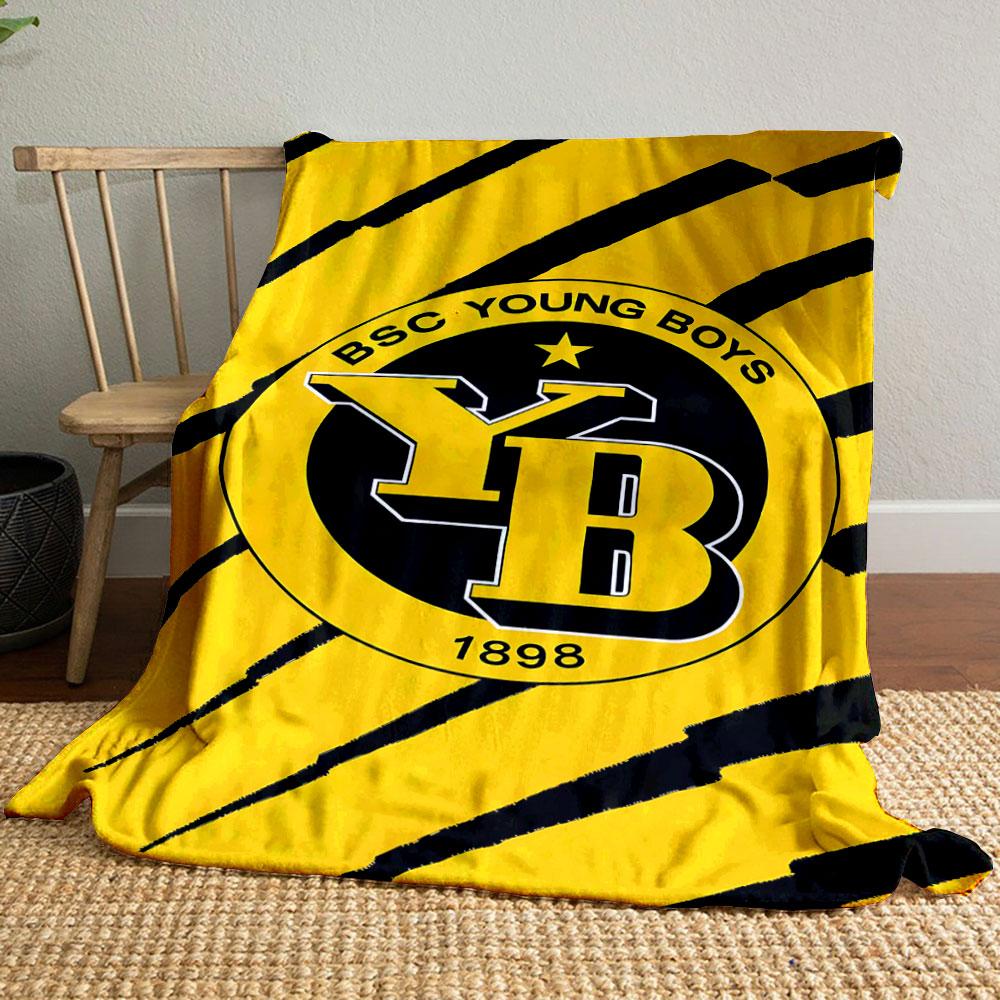 BSC Young Boys Logo Blanket Design print blanket soft and cozy perfect for the living room bed sofa or a nap,gift