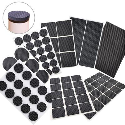 Soft Bumper Table Self-adhesive Furniture Leg Pads Anti Noisy Floor Protector Anti-slip Mat
