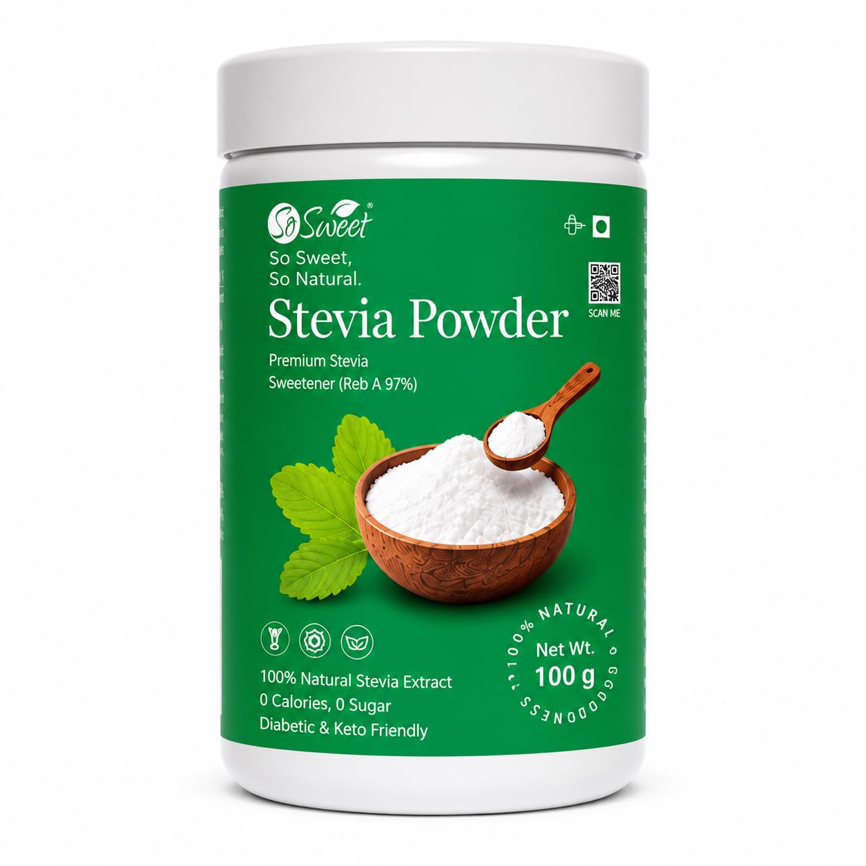 So Sweet Stevia Powder 100g |