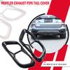 For BMW X5 X6 X7 Tail Pipe Mask G05 G06 G07 Stainless Steel Exhaust Pipe Tail Pipe M60i Muffler Tip Nozzle